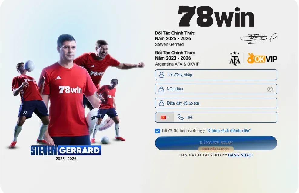 Đăng ký nhanh tại 78Win